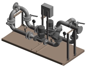 модуль циркуляционных насосов системы отопления